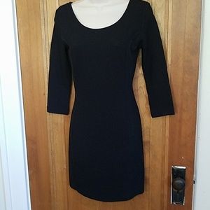 NWT Divided black textured dress, S